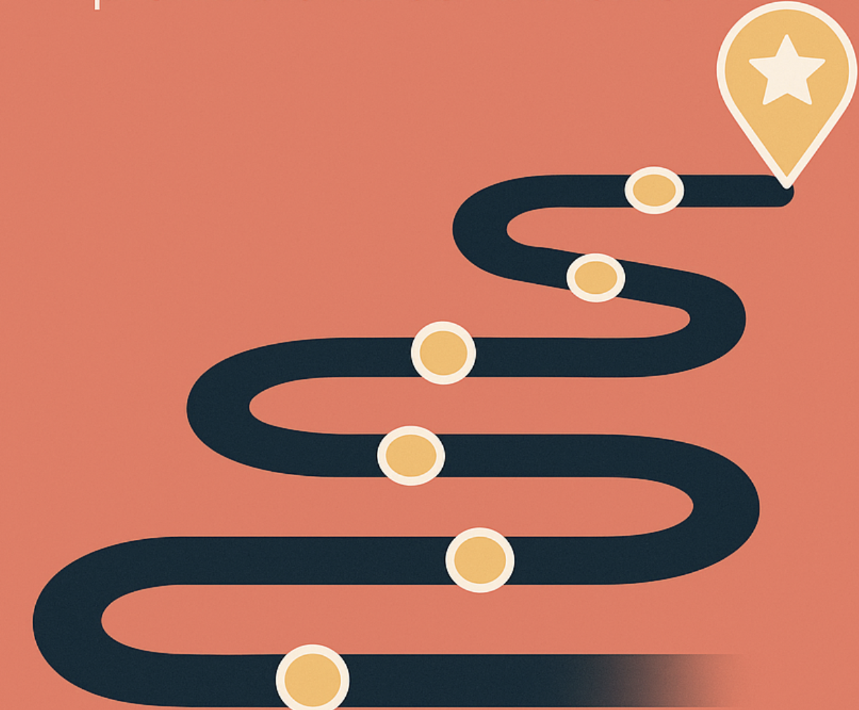 7-step career journey illustration